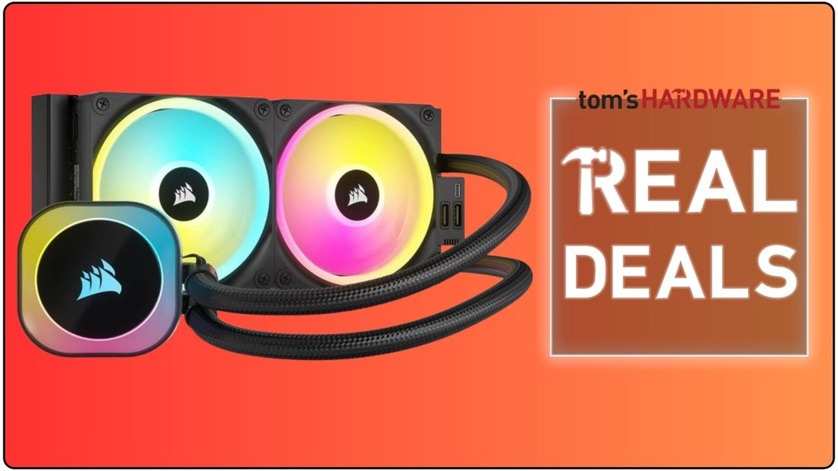 Corsair H100i RGB 240mm AIO 액체 CPU 쿨러, 블랙 프라이데이를 앞두고 사상 최저가 $74