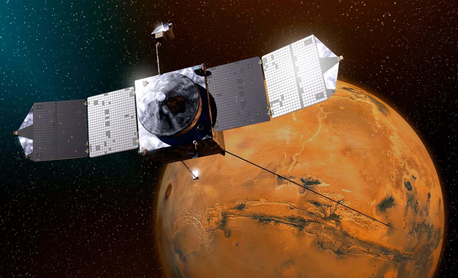 NASA의 전설적인 궤도 탐사선 MAVEN, 100년 안에 화성에 추락